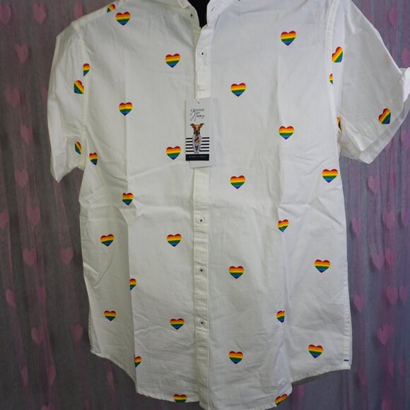 Denim & Flower Ricky Singh Button Heart Shirt - Picture 5 of 13